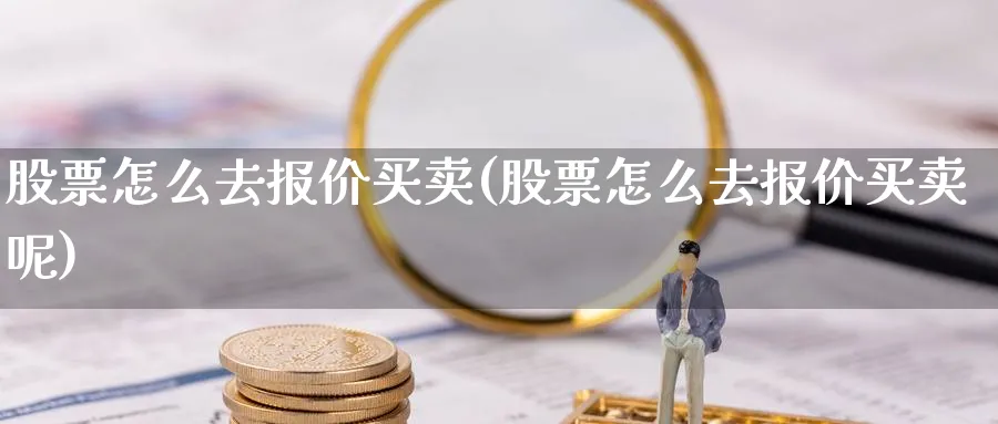 股票怎么去报价买卖(股票怎么去报价买卖呢)_https://www.aydji.com_期货技术_第1张