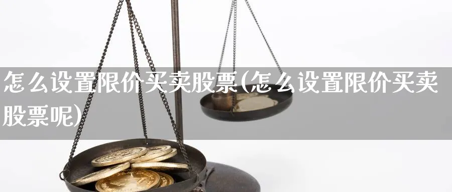 怎么设置限价买卖股票(怎么设置限价买卖股票呢)_https://www.aydji.com_理财百科_第1张