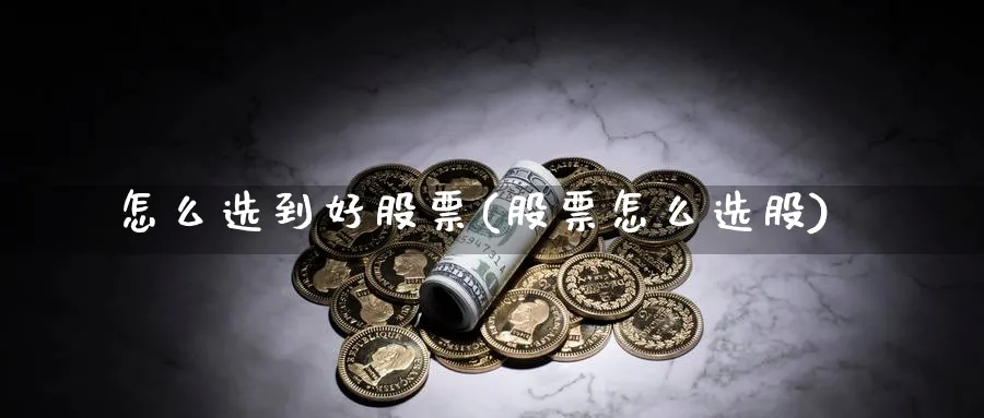 怎么选到好股票(股票怎么选股)_https://www.aydji.com_理财百科_第1张