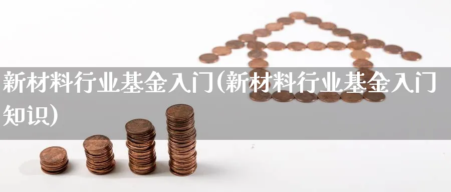 新材料行业基金入门(新材料行业基金入门知识)_https://www.aydji.com_期货技术_第1张