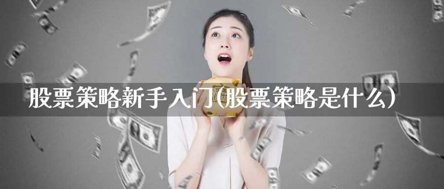 股票策略新手入门(股票策略是什么)_https://www.aydji.com_理财百科_第1张