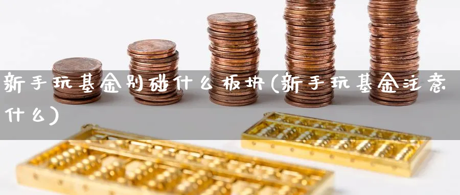 新手玩基金别碰什么板块(新手玩基金注意什么)_https://www.aydji.com_理财百科_第1张