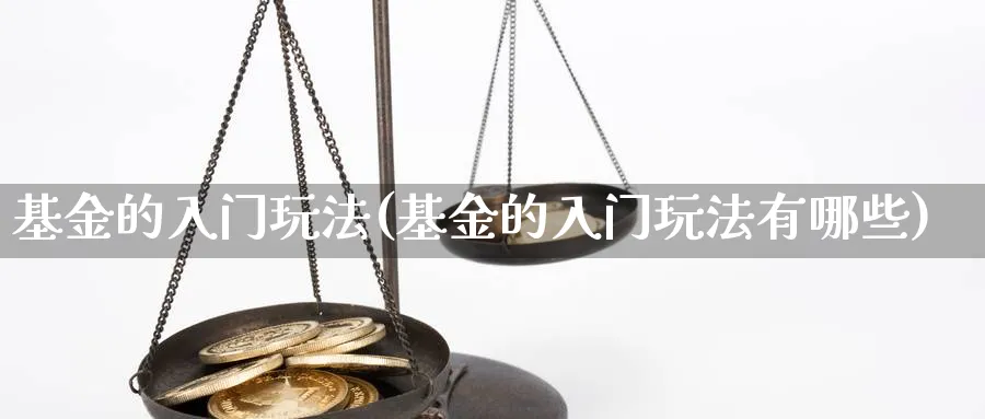 基金的入门玩法(基金的入门玩法有哪些)_https://www.aydji.com_内盘期货_第1张