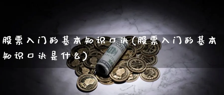 股票入门的基本知识口诀(股票入门的基本知识口诀是什么)_https://www.aydji.com_期货品种_第1张